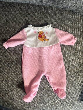 Vintage Winnie The Pooh & Piglet Onesie